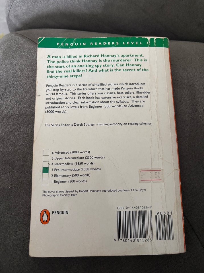 The Thirty-Nine Steps Romanı - Görsel 2