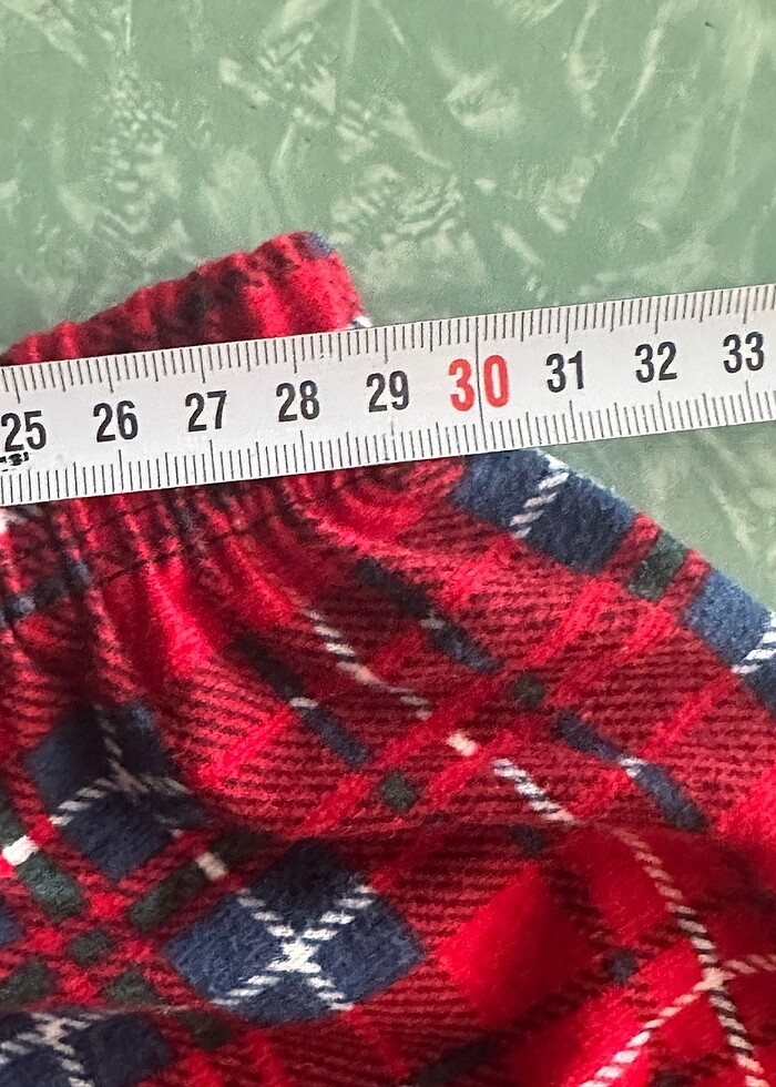 Ekoseli Pijama - Görsel 2