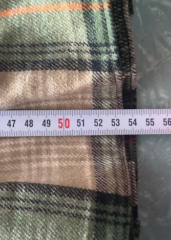 Yeşil Ekose Desenli Midi Etek - Görsel 3