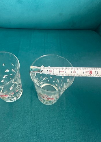 Çiçek Desenli Su Bardakları - Görsel 3