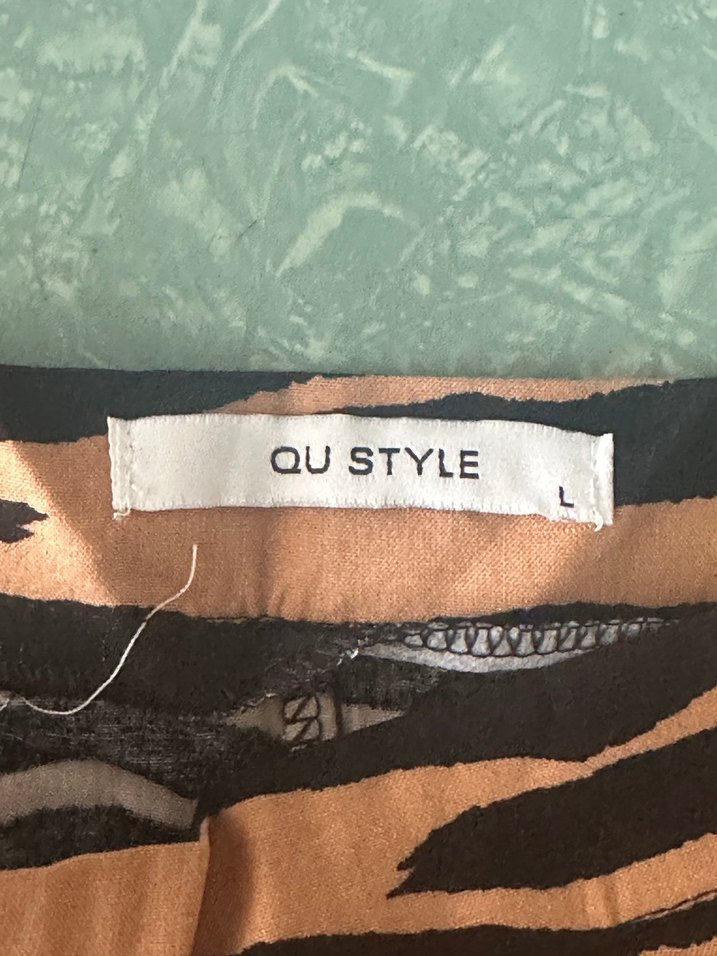 Zebra Desenli Uzun Etek - Görsel 4