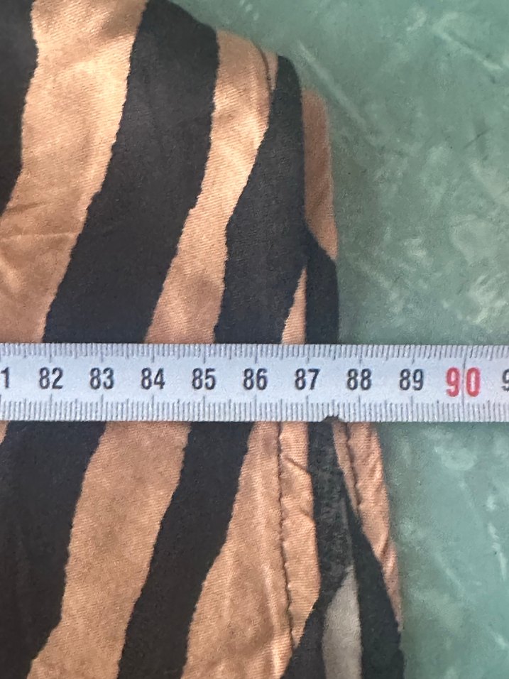 Zebra Desenli Uzun Etek - Görsel 3