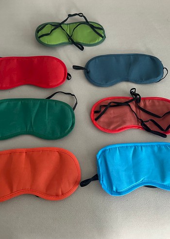 Renkli Elastik Uyku Maskeleri