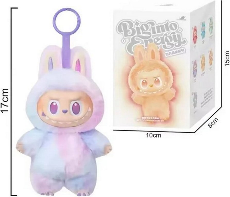 labubu Peluş Oyuncak Anahtarlık - Görsel 2