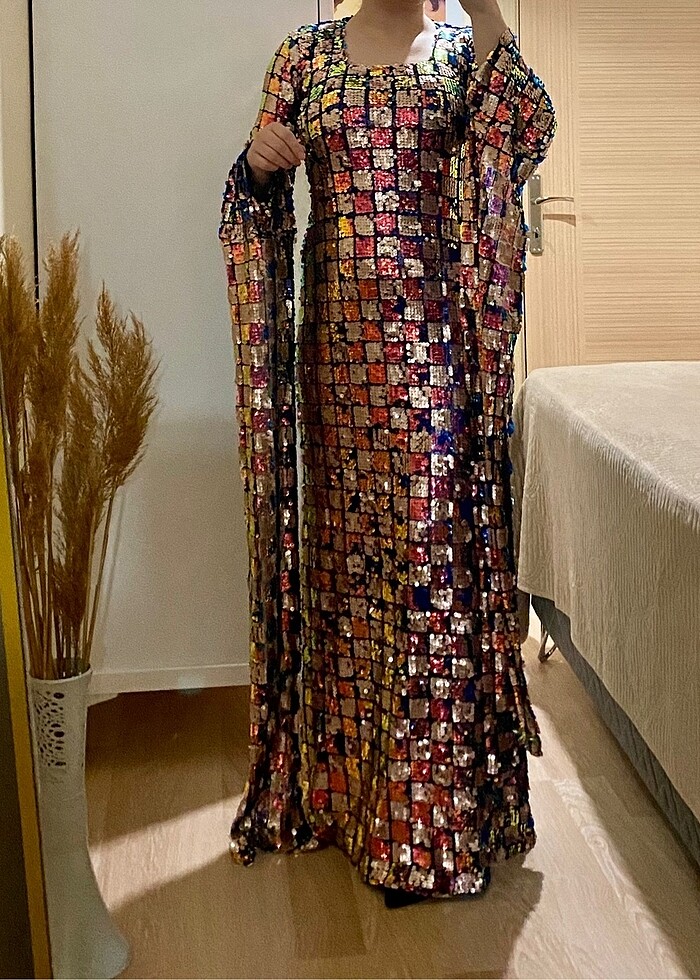 Yöresel elbise pullu fistan - Görsel 2