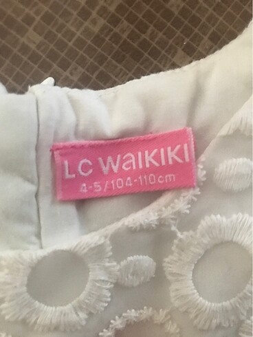 LC Waikiki Beyaz dantel elbise