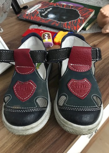 Renkli Erkek Bebek ortopedik İlk Adım Ayakkabısı