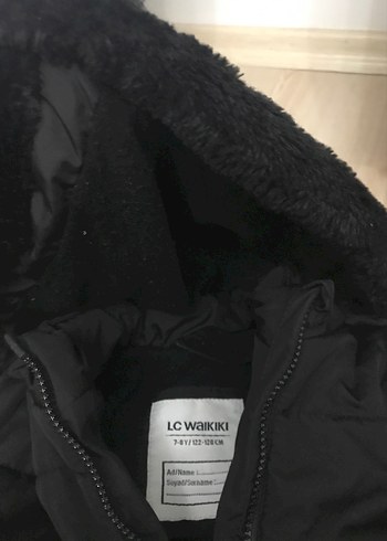 Kürklü Siyah Çocuk Kışlık Mont - Görsel 4