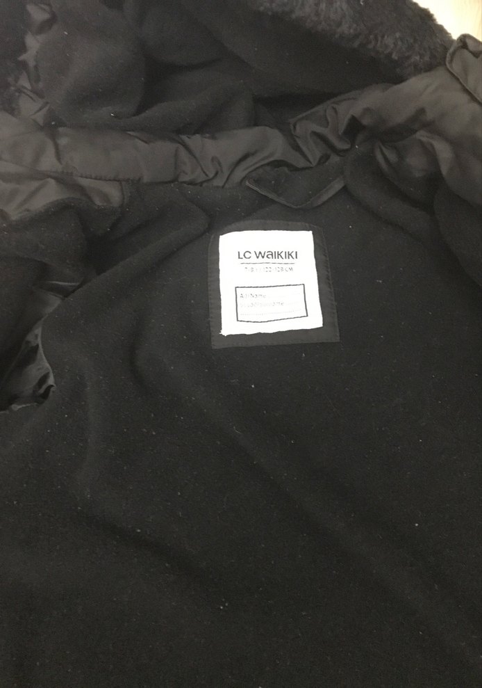 Kürklü Siyah Çocuk Kışlık Mont - Görsel 5