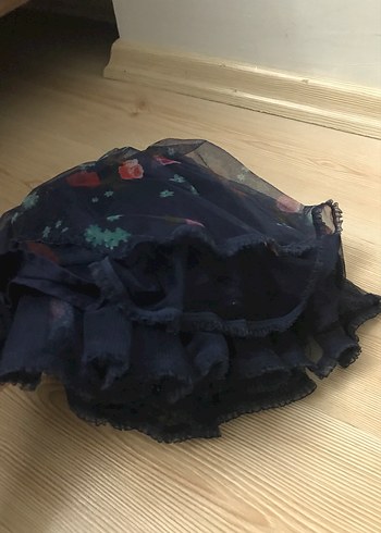 Çiçekli Fırfırlı Kız Eteği - Görsel 5