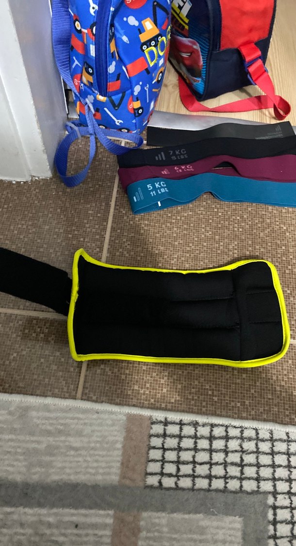 Decathlon sarı domyos bilek ağırlığı 2*1 kg - Görsel 2