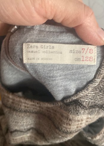 Gri Bohem Yün Kolsuz Midi Elbise - Görsel 5