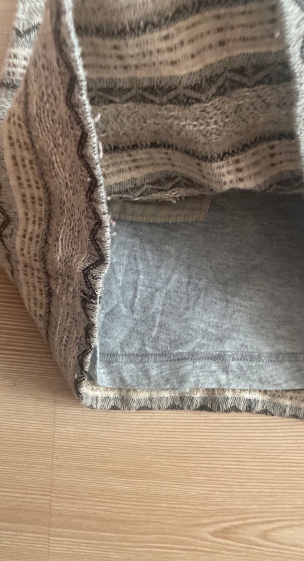 Gri Bohem Yün  Kolsuz Midi Elbise - Görsel 4