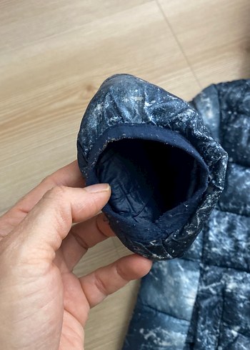 Erkek Çocuk Mavi Kapüşonlu Mont - Görsel 2