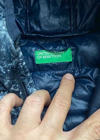 Erkek Çocuk Mavi Kapüşonlu Mont - Görsel 3