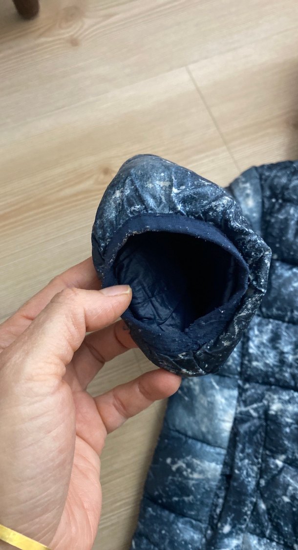 Erkek Çocuk Mavi Kapüşonlu Mont - Görsel 2