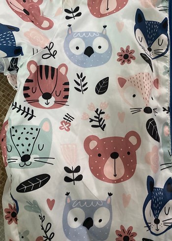 Renkli Baskılı  Çocuk Yağmurluğu - Görsel 2