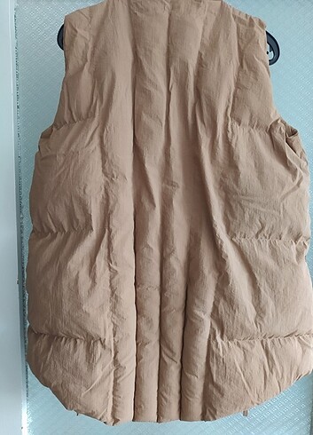 Zara TABA RENGİ KADIN ŞİŞME YELEK