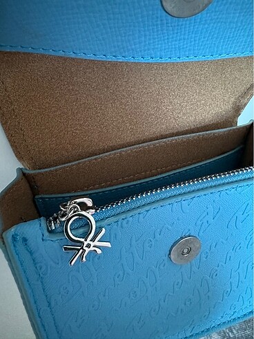 Benetton mavi çanta - Görsel 3