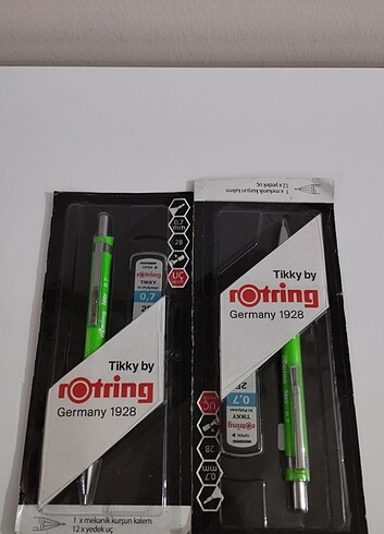 Rotring Kalem Seti 2 Adet Setin Fiyatıdır