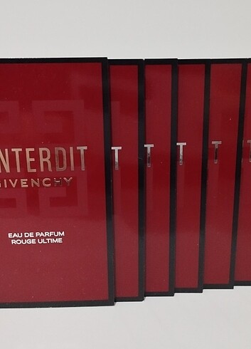 Givenchy L'interdit Rouge Ultime Edp 1.5 ML x 8 Adet Bayan Parfü