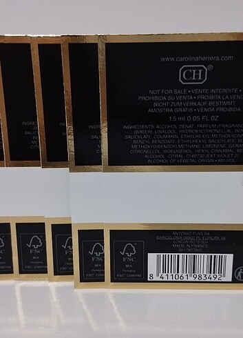 Carolina Herrera Carolina Herrera Good Girl 1.5 ML x 5 Adet Bayan Parfüm