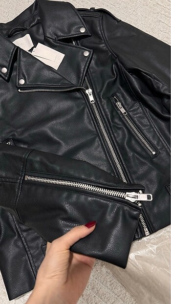 H&M H&M deri ceket