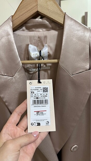xs Beden camel Renk Mango blazer ceket
