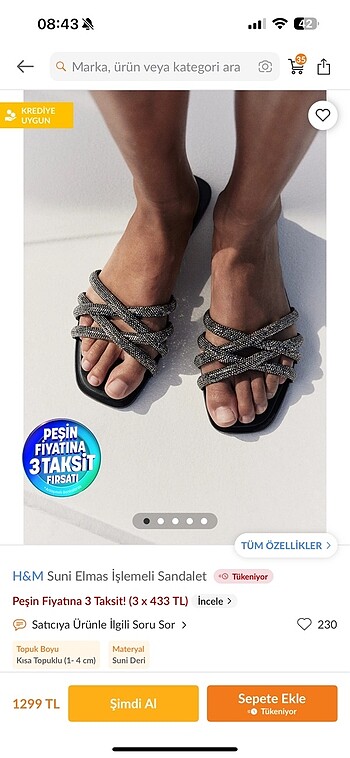 H&m sandalet