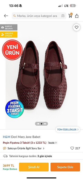 H&m deri mary jane babet