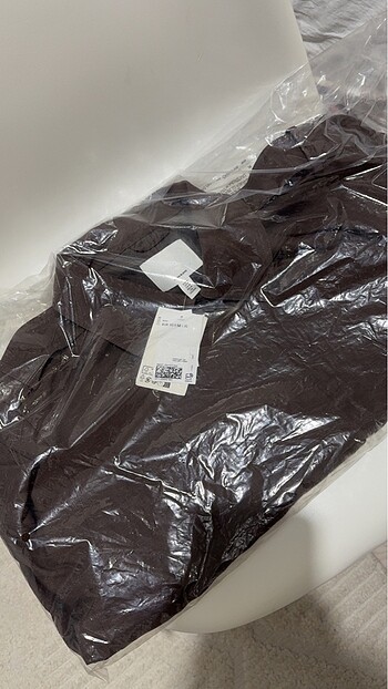 H&M H&m keten karısımlı oversize ceket