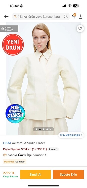 H&M H&m ceket