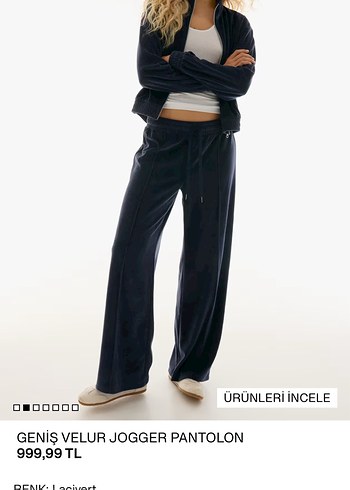 H&m Geniş Kesim Kadın Eşofman Altı