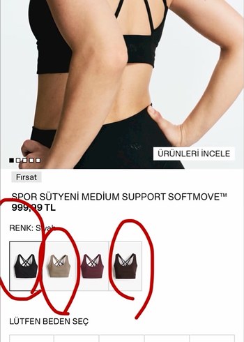 H&m 3 spor sütyeni ve tişört