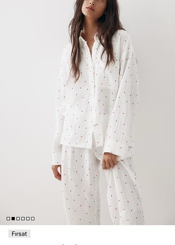 s Beden H&m Uzun Kollu Kadın Pijama Takımı