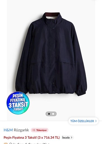 H&m rüzgarlık