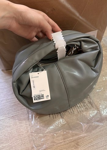 H&m Deri Fermuarlı Kadın Çanta