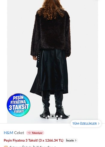 l Beden kahverengi Renk H&m ceket
