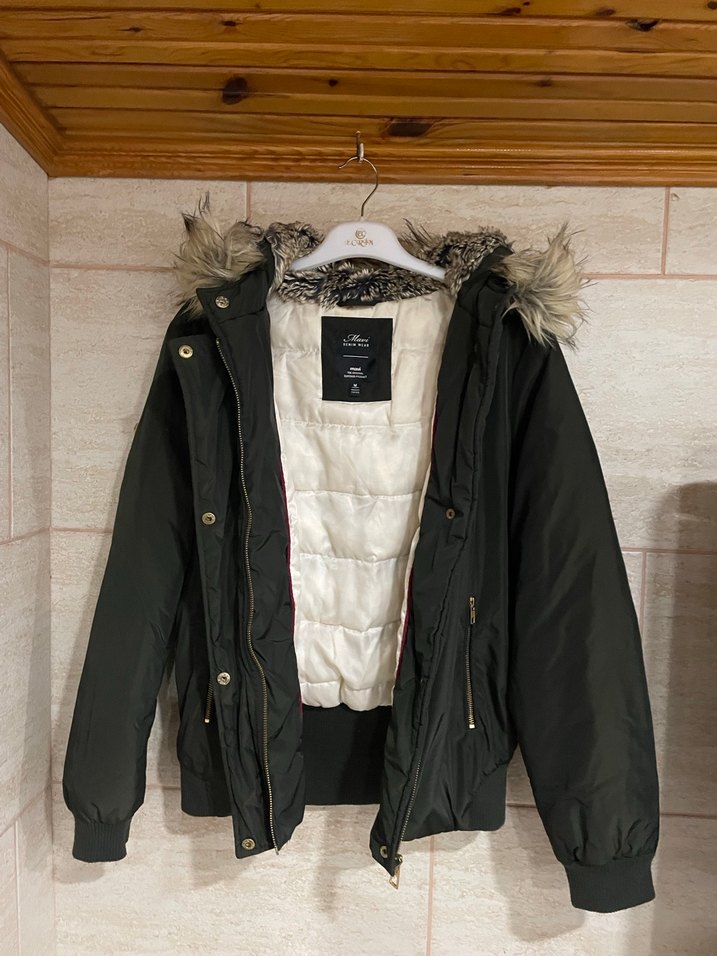 Kadın Tüylü  Mont - Görsel 3