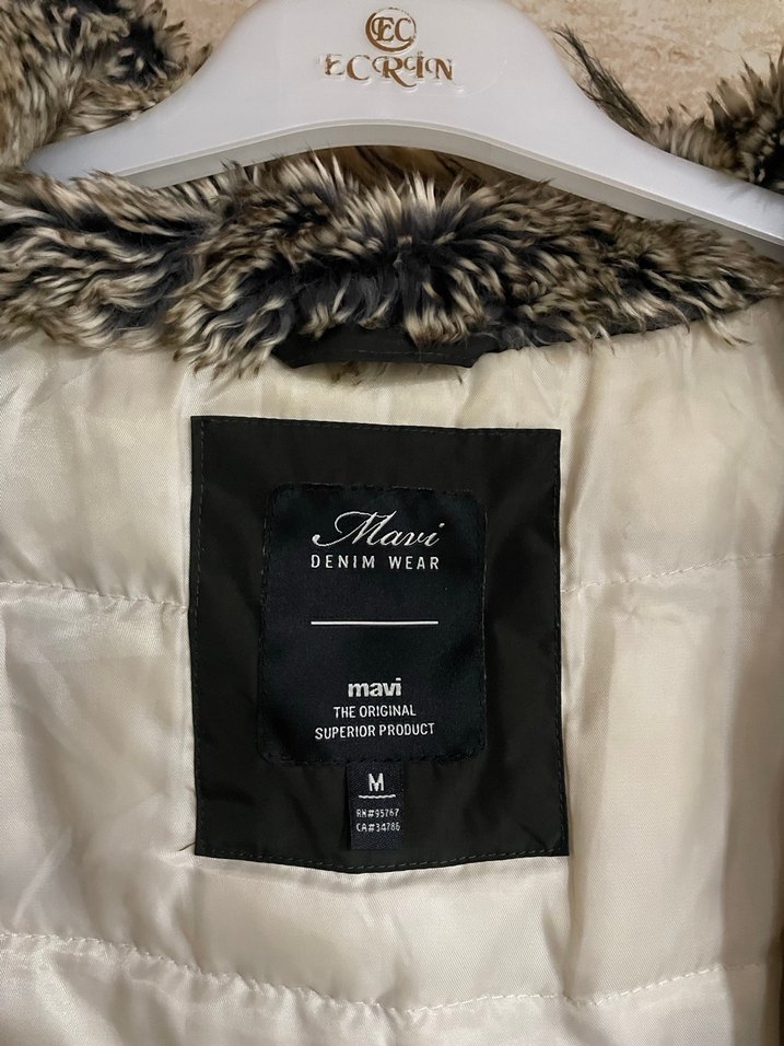 Kadın Tüylü  Mont - Görsel 4