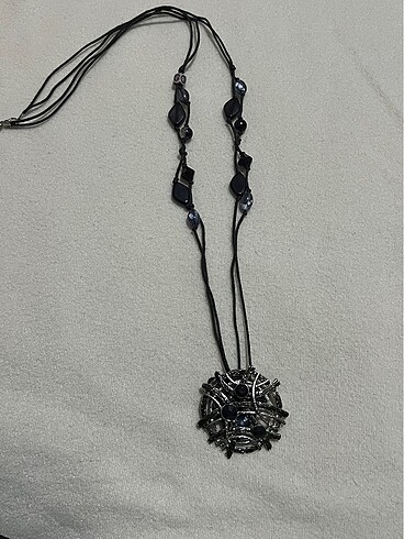 Vintage taşlı kolye