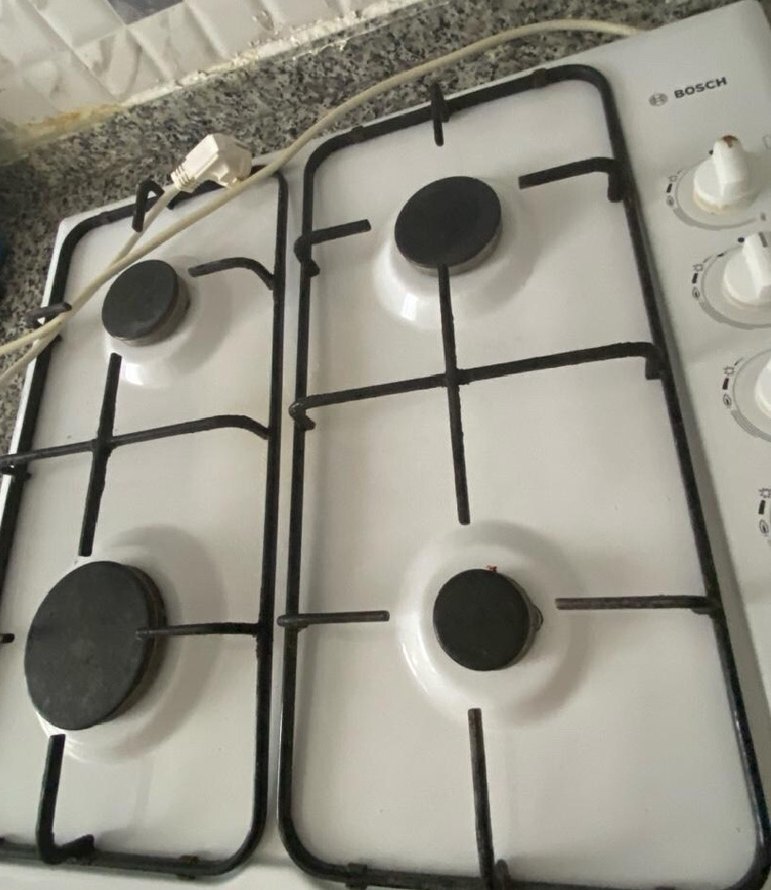 Beyaz bosch 4 Gözlü Ocak - Görsel 2