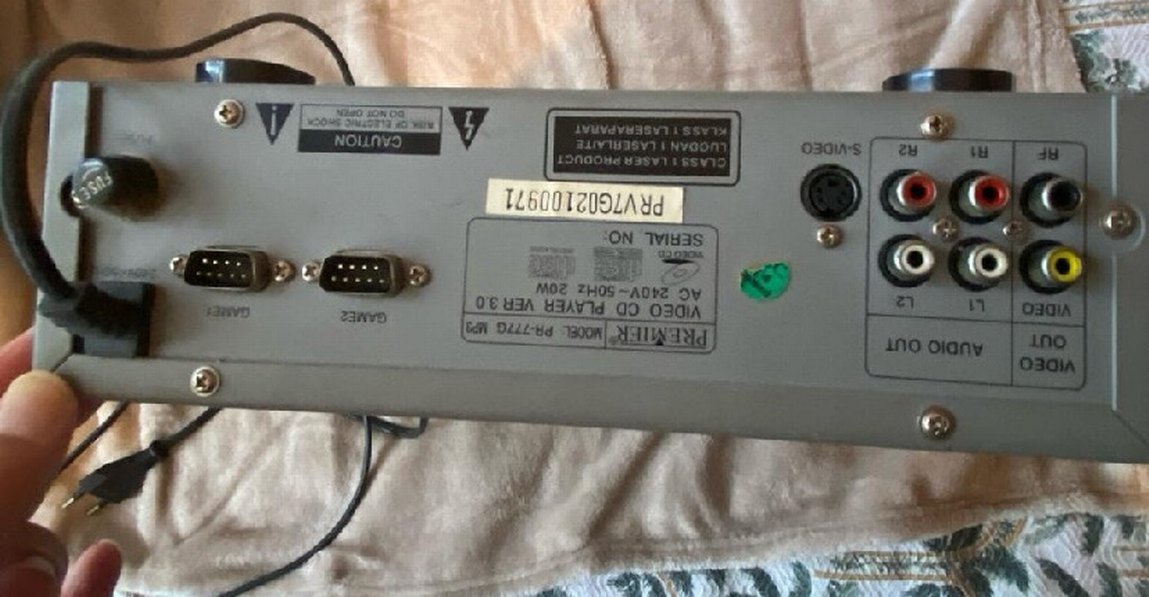 Gri VCD/CD Player PR-777G - Görsel 4