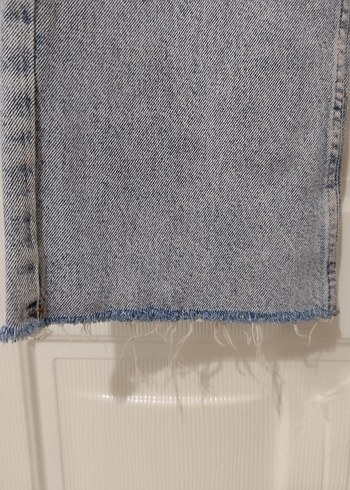 s Beden Gri Kadın Denim Normal Kesim Pantolon