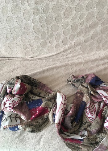 Çok Renkli Bohem Kadın Şal - Görsel 2