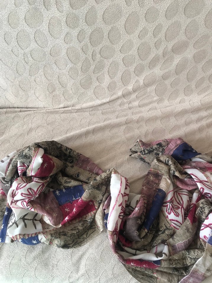 Çok Renkli Bohem Kadın Şal - Görsel 2