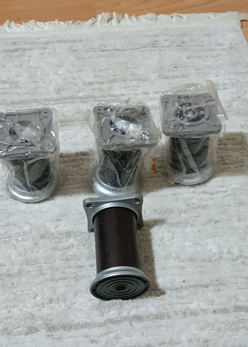 Ayarlanabilir Siyah Gri Mobilya Ayağı - Görsel 3