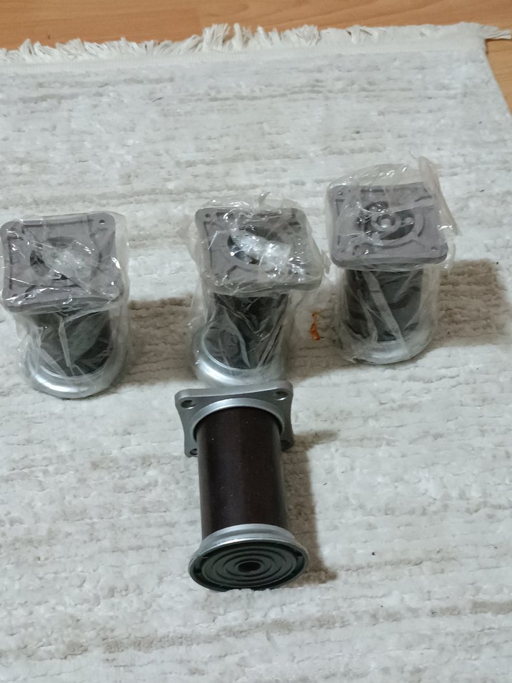 Ayarlanabilir Siyah Gri Mobilya Ayağı - Görsel 3