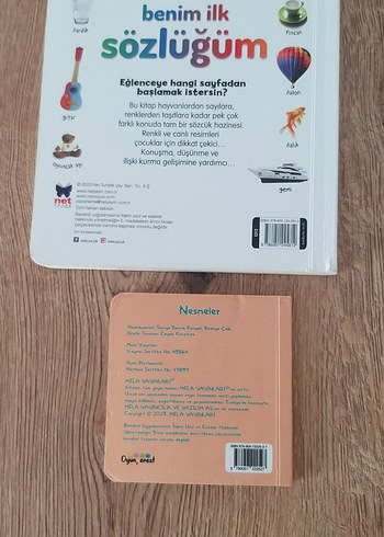 Benim İlk Sözlüğüm - Nesneler Çocuk Kitabı