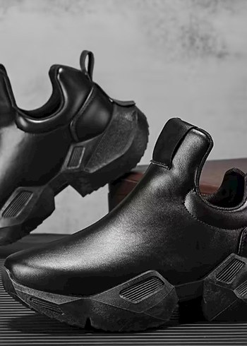 Bağcıksız bot sneaker tasarım - Görsel 4